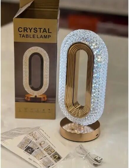 Lampe Cristal Décorative Led – Style Élégant Rechargeable